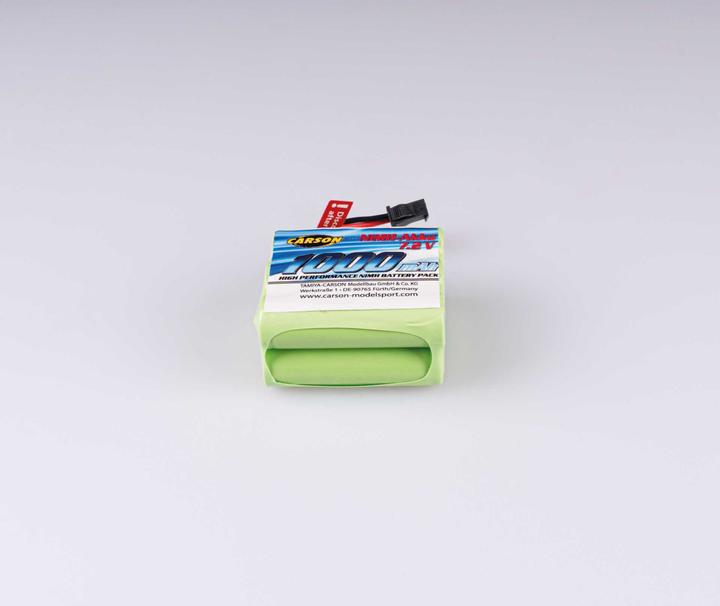 Image du produit Carson 7,2V/1000mAh NiMH JST 108049/50/51 (7.20 V, 1000 mAh)
