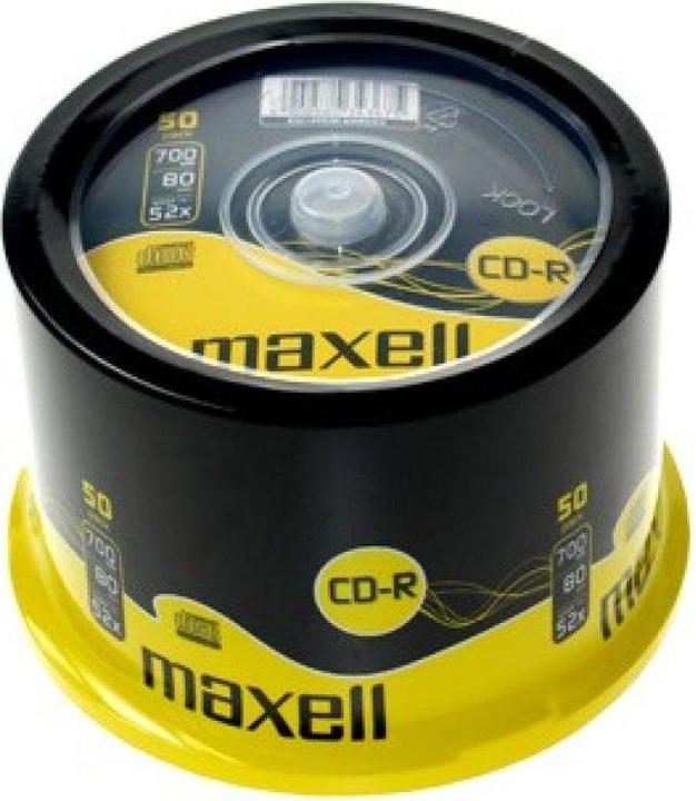 Produktbild Maxell CD-R 80min 700MB Spindel 50pk 50 Stück(e) (50x)