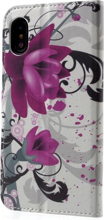 Immagine prodotto Cover-Discount Copertina in pelle Fiore di Loto (Apple iPhone X, Apple iPhone XS)