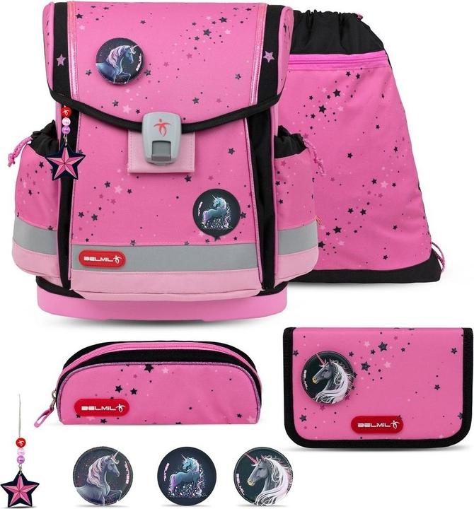 Immagine prodotto Belmil Set di zaini per la scuola CLASSY Plus Nero (19 l)