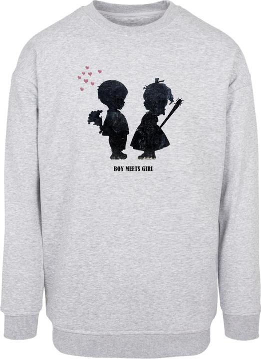 Produktbild Merchcode Banksy - Boy Meets Girl Sweat Crewneck - 192753 (L)