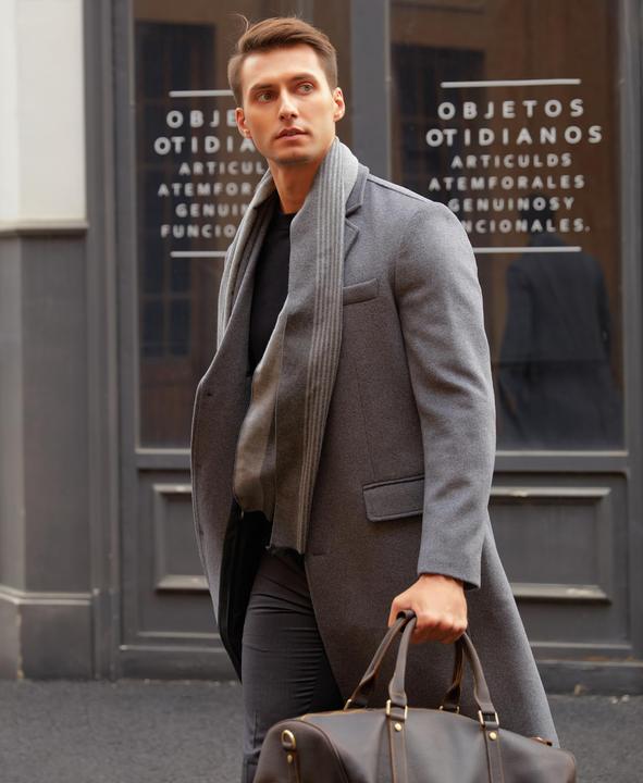 Produktbild Only-Bags.Store Herbst Baumwolle Plaid Schal- Winter Warm Langer Schal