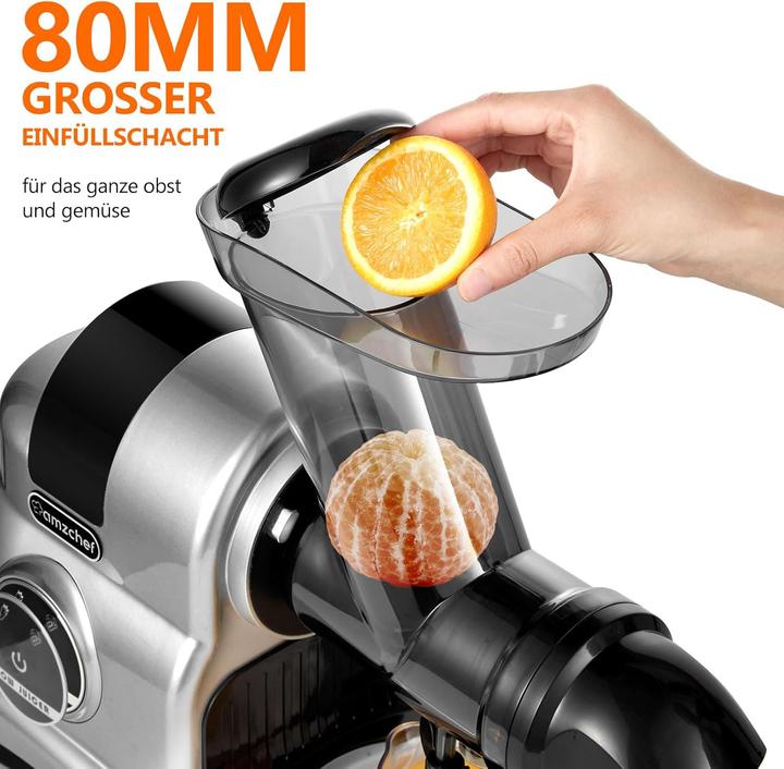 Actual product image Amzchef ZM1517 Entsafter