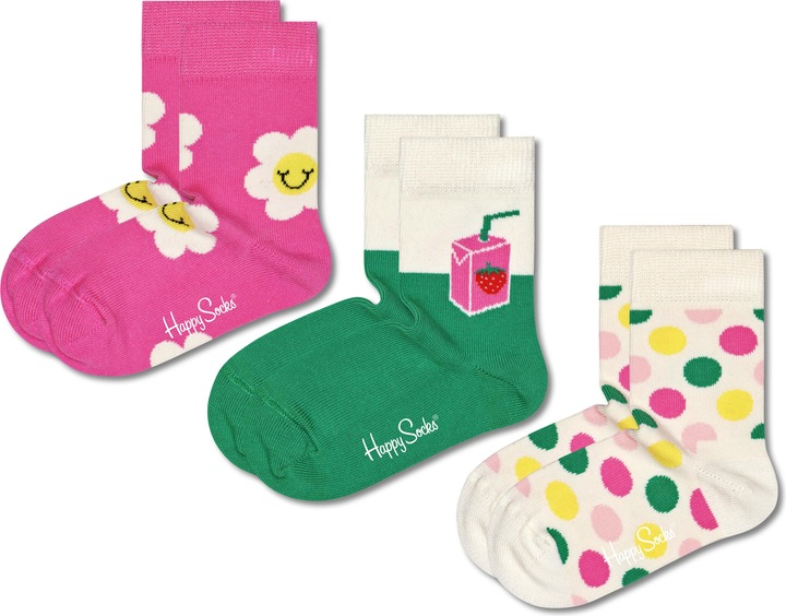 Actual product image Happy Socks Smiley Daisy (pack of 3, 24 - 26)