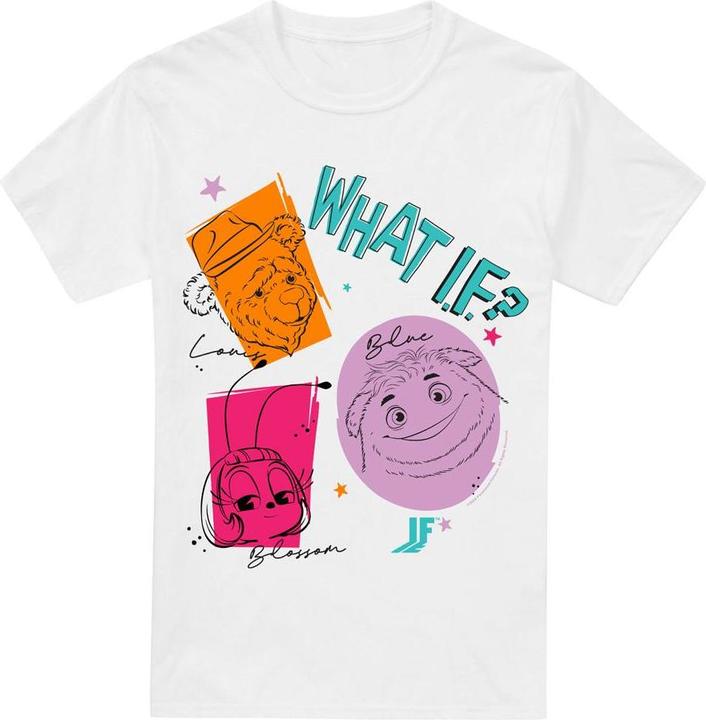 Actual product image IF Mens What Outline T-Shirt (L)