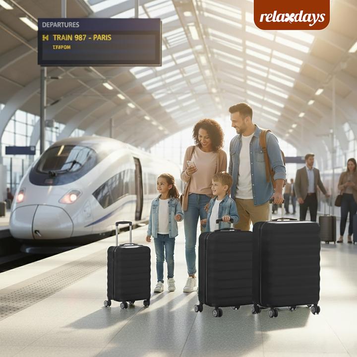 Produktbild Relaxdays 3-tlg. Kofferset