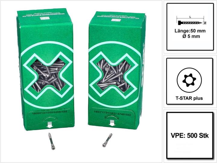 Image du produit Spax Vis auto-perçantes -D A2 (500 Vis par pièce)