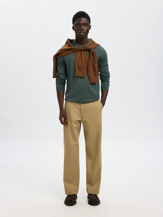 Actual product image Selected 100% merino wool jumper with round neckline (L)