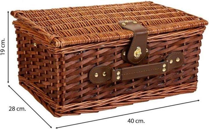 Produktbild Cesto da Picnic 4 Servizi Marrone
