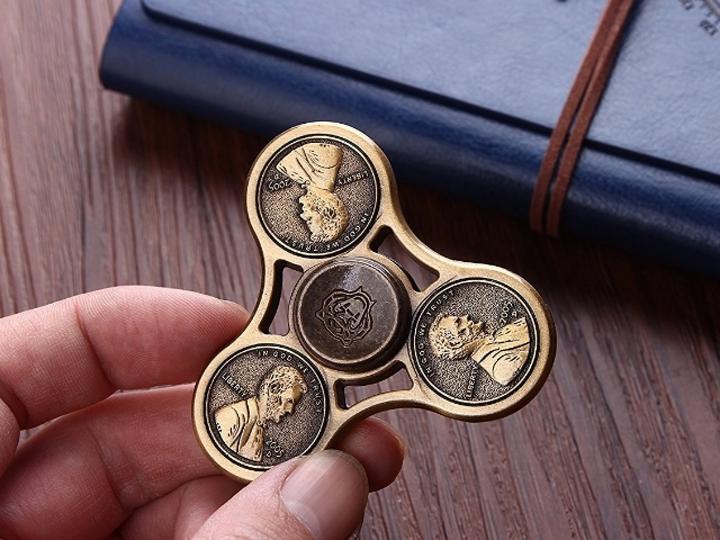 Image du produit FidgetSpinner One Cent Coins Dollar Pièce de monnaie Main Spinner