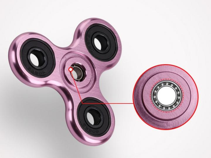 Actual product image FidgetSpinner Premium Fidget Spinner CNC Aluminium & Steel