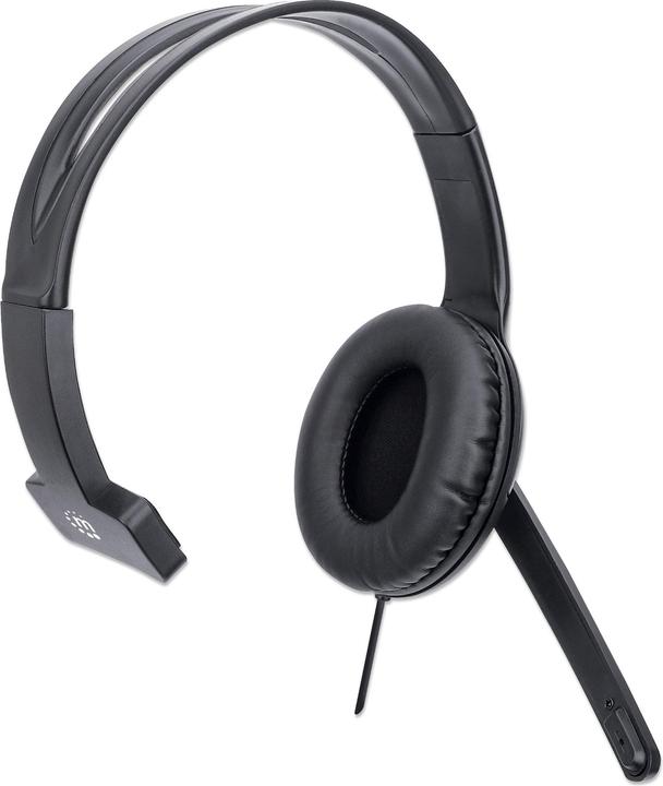 Actual product image Manhattan Mono USB headset (Cable)