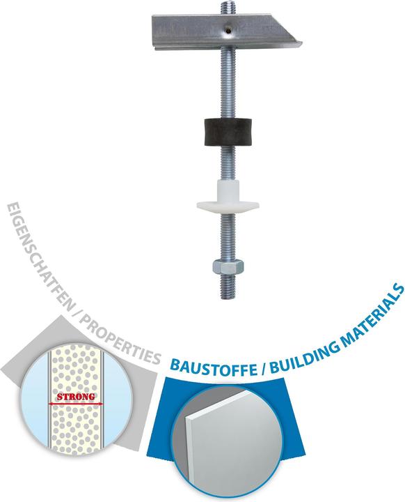Produktbild Tox Waschtischbefestigung Oase Spagat Pro M10 (10 Stk.)