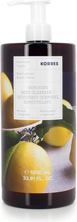 Image du produit Korres Gel Douche Basil Lemon - 1000 ml (1000 ml)