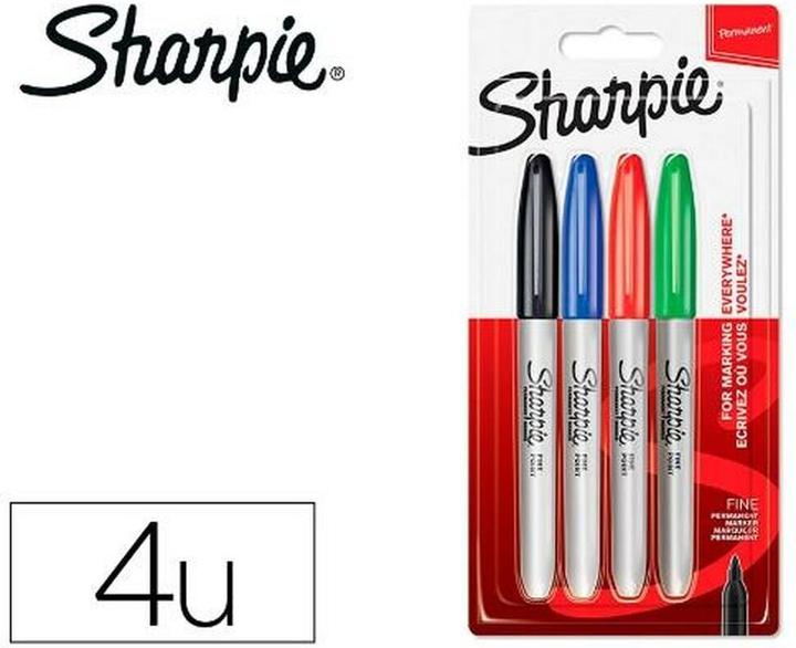 Actual product image Sharpie Permanent brand (4 x)
