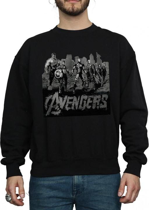 Produktbild Avengers Mono Team Art Sweatshirt (XXL)