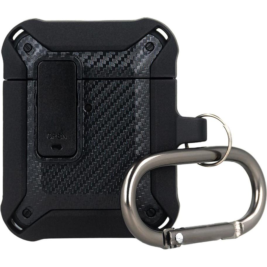 OEM Tasche für Airpods 4 mit ANC Nitro schwarz (Kopfhörer Tasche), Kopfhörertasche + Schutzhülle, Schwarz