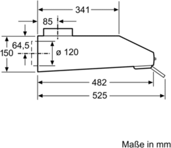 Actual product image Bosch Hausgeräte DUL63CC50 (Substructure hood)