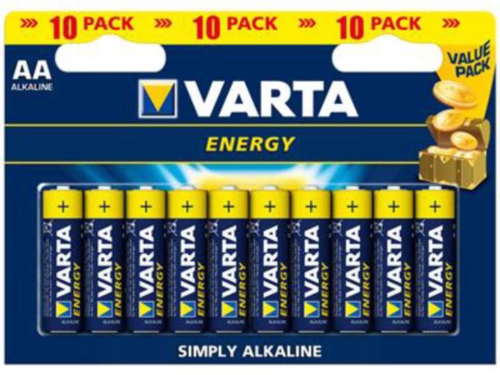 Productafbeelding Varta Energy Alkaline Mignon 10xAA / 1,5V / Blister van 10 (10 Pcs., AA, 2800 mAh)