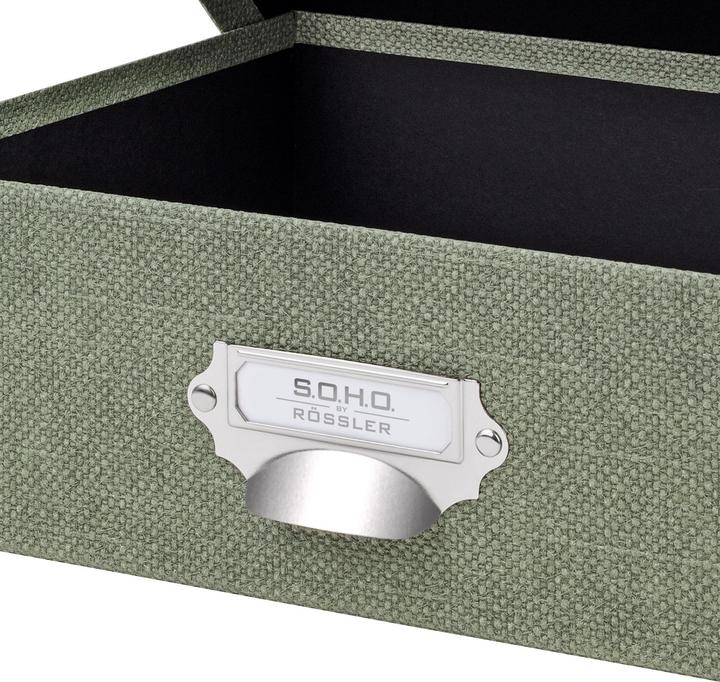 Immagine prodotto Rössler Storage Box S.O.H.O. Verde oliva (337 x 255 x 105 mm, 9 l)