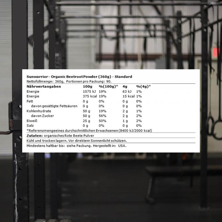 Image du produit Sunwarrior Poudre de betterave (Standard, 1 pcs, 360 g)