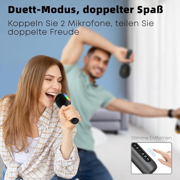 Produktbild StageSound Karaoke-Mikrofon mit Bluetooth und Aufnahmefunktion