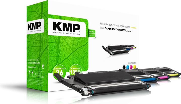Actual product image KMP CLT-x4072S Rainbow Kit (C, FC, M, Y)