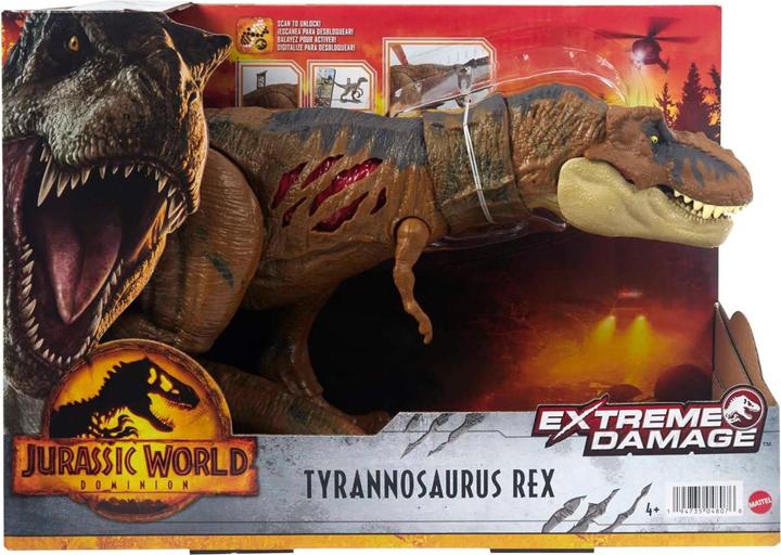 Produktbild Mattel Jurassic World Extreme Damage Tyrannosaurus Rex