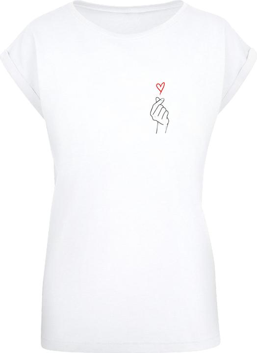 Produktbild Merchcode Ladies K Heart Extended Shoulder Tee - 113383 (4XL)