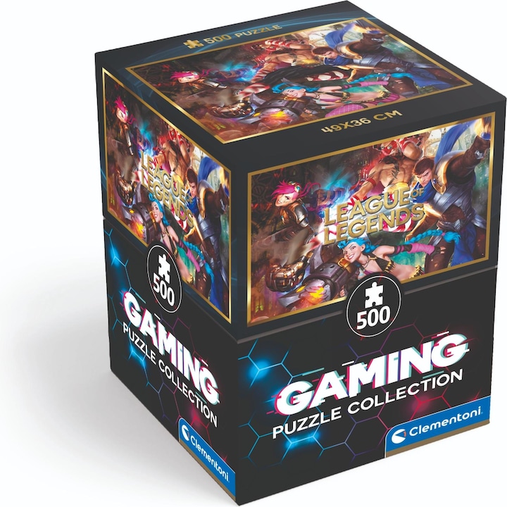 Immagine prodotto Clementoni Puzzle da 500 Pezzi Cube - League of Legends (500 pezzi)