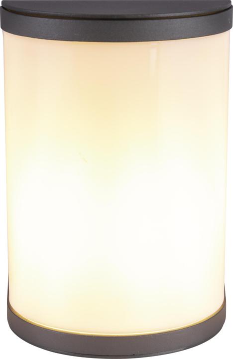 Actual product image Globo Outdoor lighting SEGGA, aluminium anthracite, plastic opal, 32128A (E27, IP44)