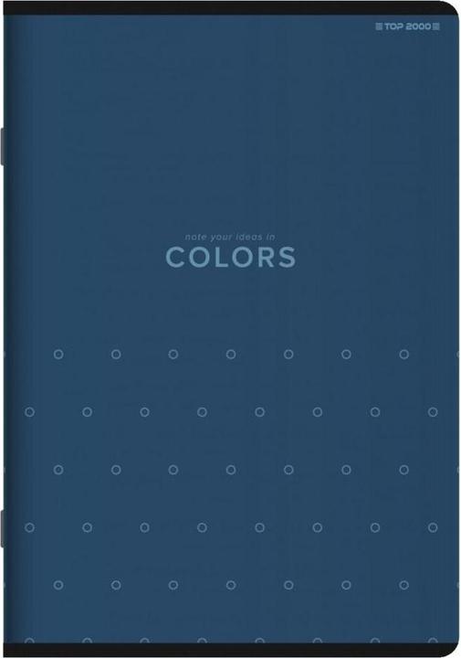 TOP Notizbuch A5/60K Raster Farben (10 Stück) (A5, Copertina morbida)