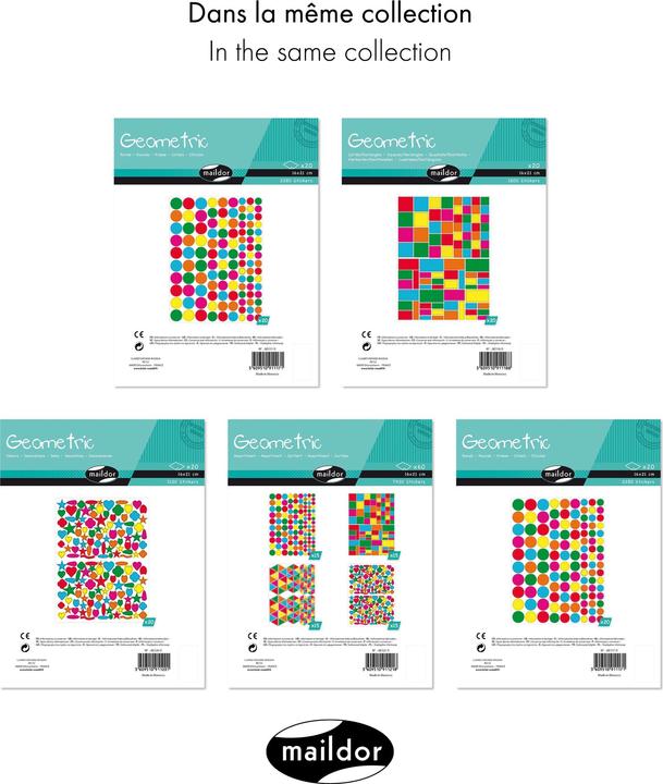 Produktbild My Mandarine Sticker, Geometrisch