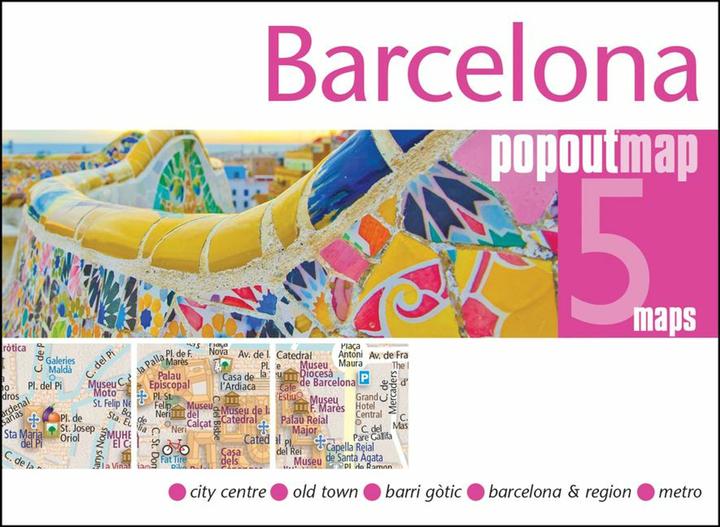 Produktbild Barcelona PopOut Map