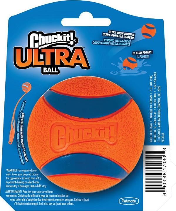 Immagine prodotto Chuckit! Chuck It Ball L palla di gomma (Gioco da masticare per cani)