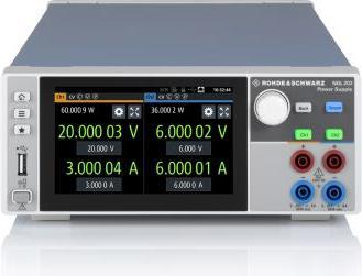 Actual product image Rohde & Schwarz Two-channel power supply, 0 V to 20 V,ma