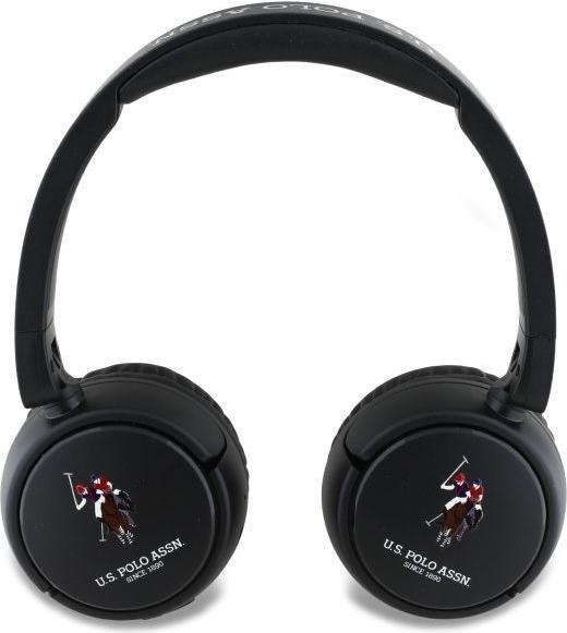 Actual product image U.S. Polo US Polo Bluetooth Headphones USHPV6PUNK Black/Black DH Colour Logo (30 h, Wireless)