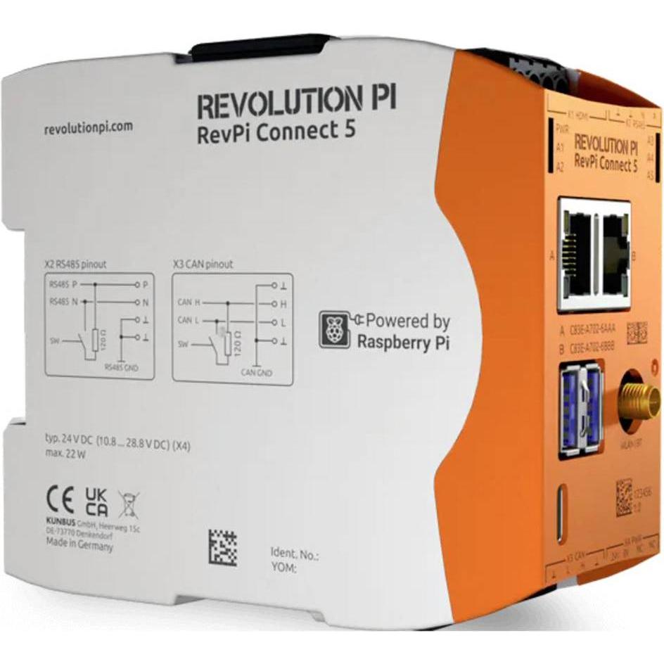 Kunbus RevPi Connect 5, Scheda + Kit di sviluppo