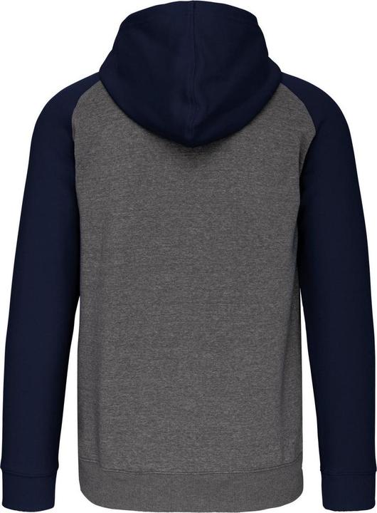 Image du produit Proact Sweatshirt zippé à capuche molleton bicolore (L)