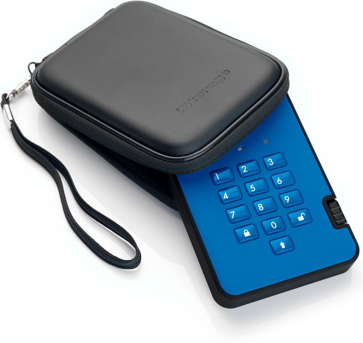 Actual product image iStorage diskAshur2 SSD 8TB - Blue (8 TB)