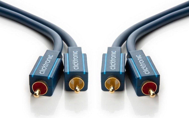 Produktbild clicktronic Stereo-Audiokabel (1 m, Cinch)