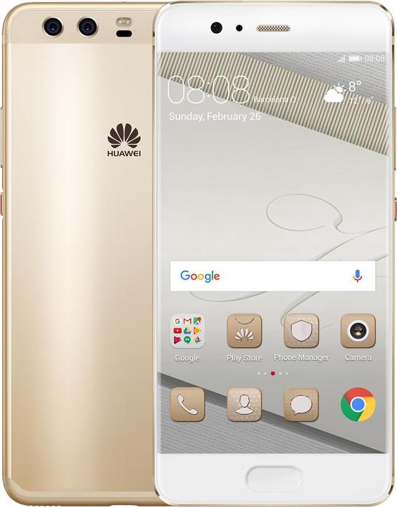 Huawei P10 Plus (128 GB, Hyper Diamond-Cut Dazzling Gold, 5.50", Single SIM, 4G)