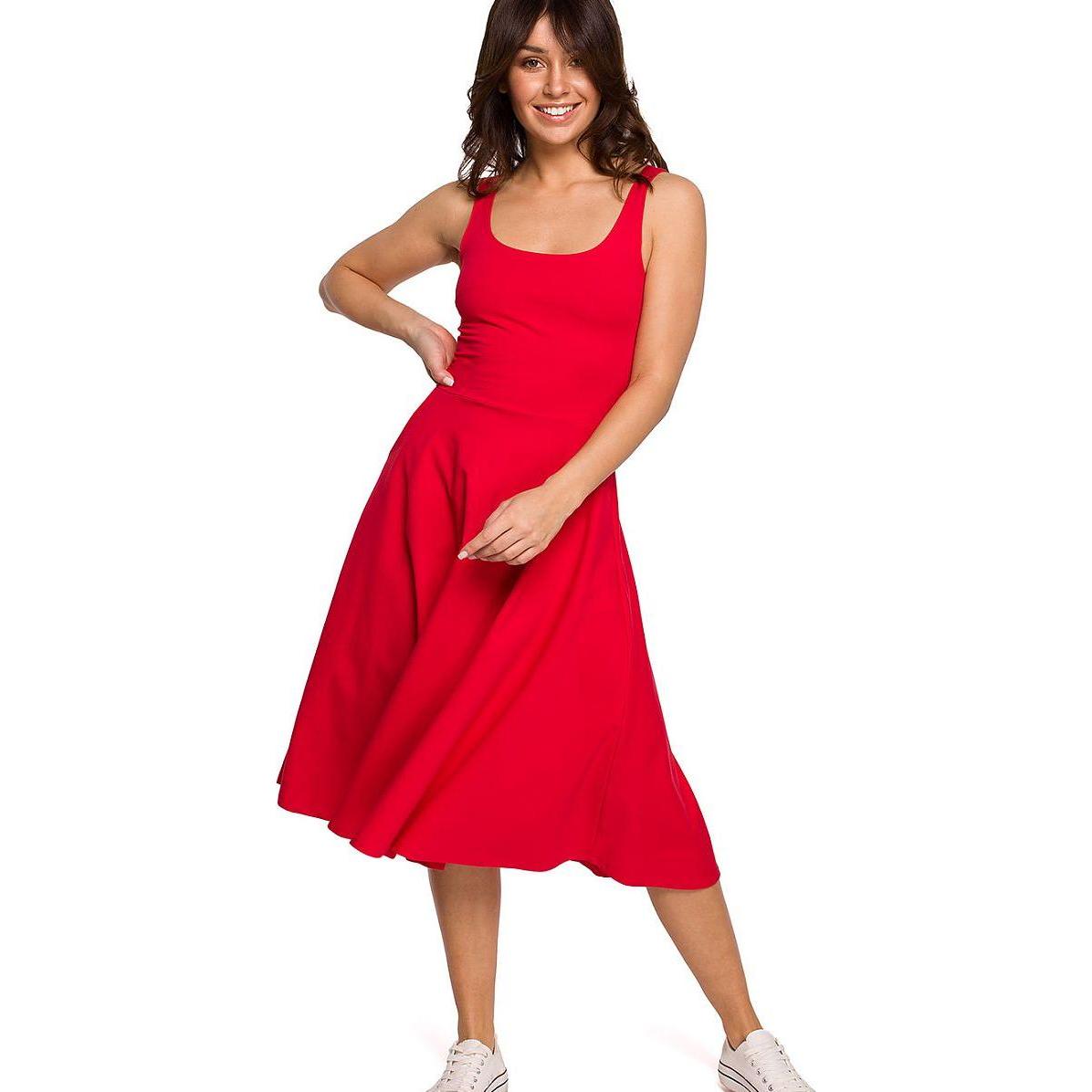 Be Wear, Kleider, Alltagskleid, Rot, (XL)