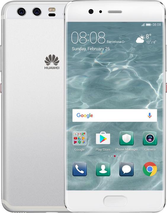 Huawei P10 Plus (128 GB, Mystic Silver, 5.50", Single SIM, 4G)
