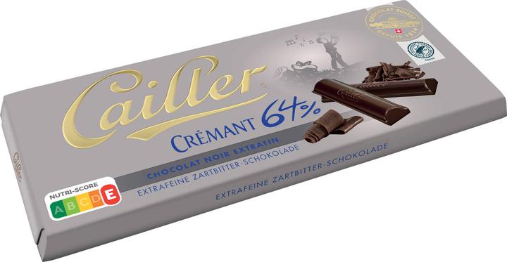 Actual product image Cailler Crémant 64% Chocolate Bar (100 g)