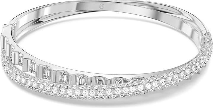 Produktbild Swarovski Rota Armreif Verschiedene Schliffe Weiss (Swarovski Metall)