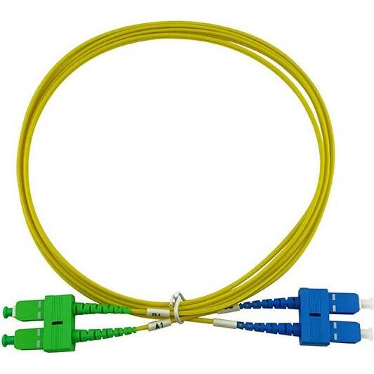 BlueOptics Cavo patch in fibra ottica duplex SC-UPC/SC-APC monomodale 20 metri, Ricetrasmettitore