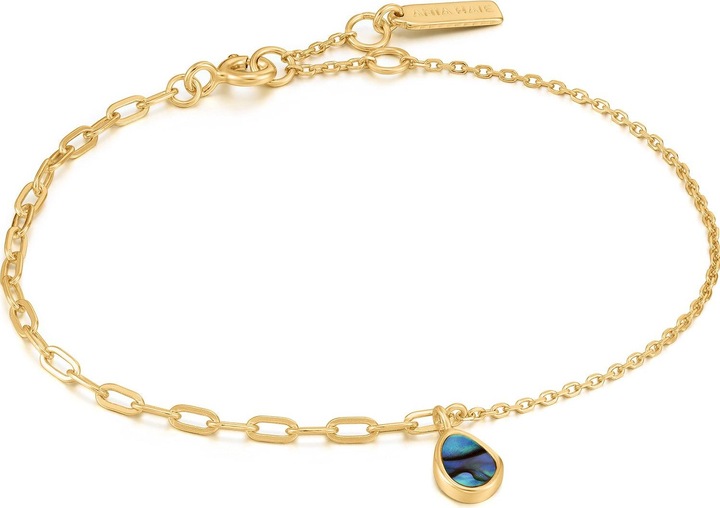 Produktbild Ania Haie Turning Tides Armband (16.50 cm, 925er Silber, Vergoldet, Perlmutt)