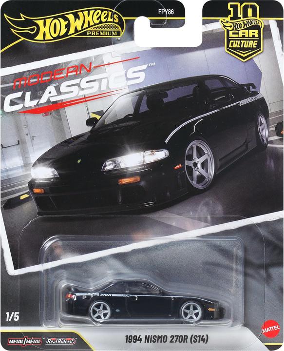 Produktbild Hot Wheels Car Culture Premium 1:64 Scale Die-Cast Toy 1994 NISMO 270R (S14), Modern Classics