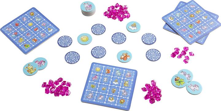 Image du produit Haba Einhorn Glitzerglück Funkel-Bingo (Allemand, 2 - 4 Joueur)